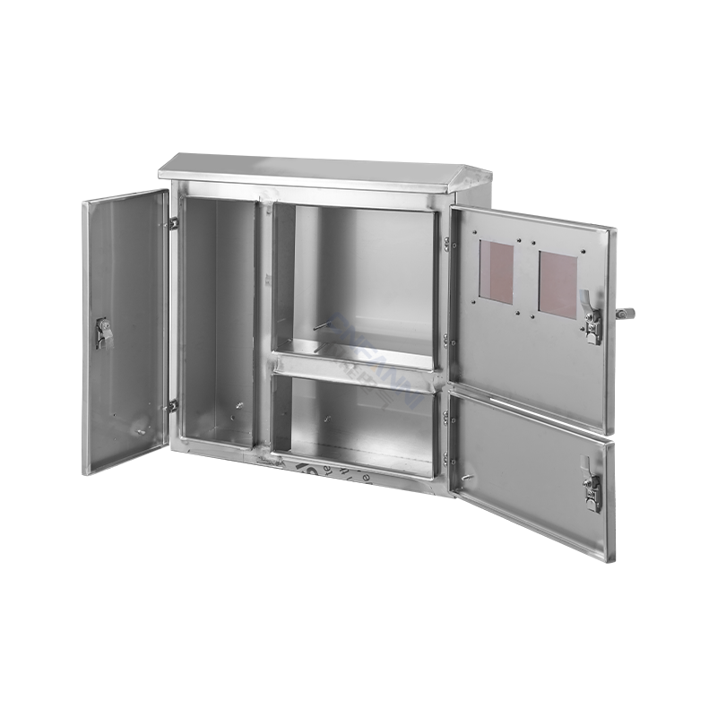 صندوق عداد كهربائي خارجي قابل للقفل من الفولاذ المجلفن وحامل الصمامات صندوق عداد كهربائي خارجي قابل للقفل من الفولاذ المجلفن وحامل الصمامات