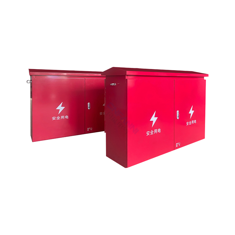 صندوق توزيع معدني خارجي مناسب للمواقع السكنية أو الإنشائية صندوق توزيع معدني خارجي مناسب للمواقع السكنية أو الإنشائية